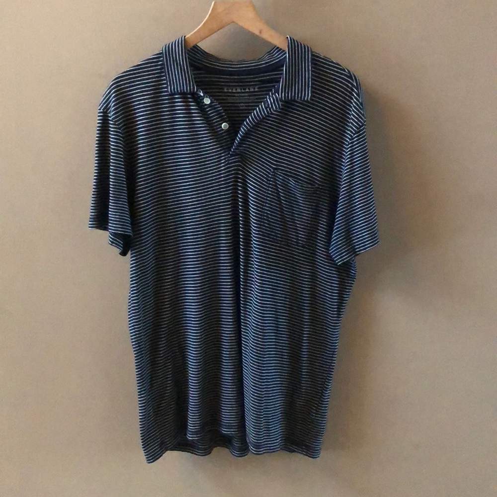 Men’s Everlane polo shirt Sz L